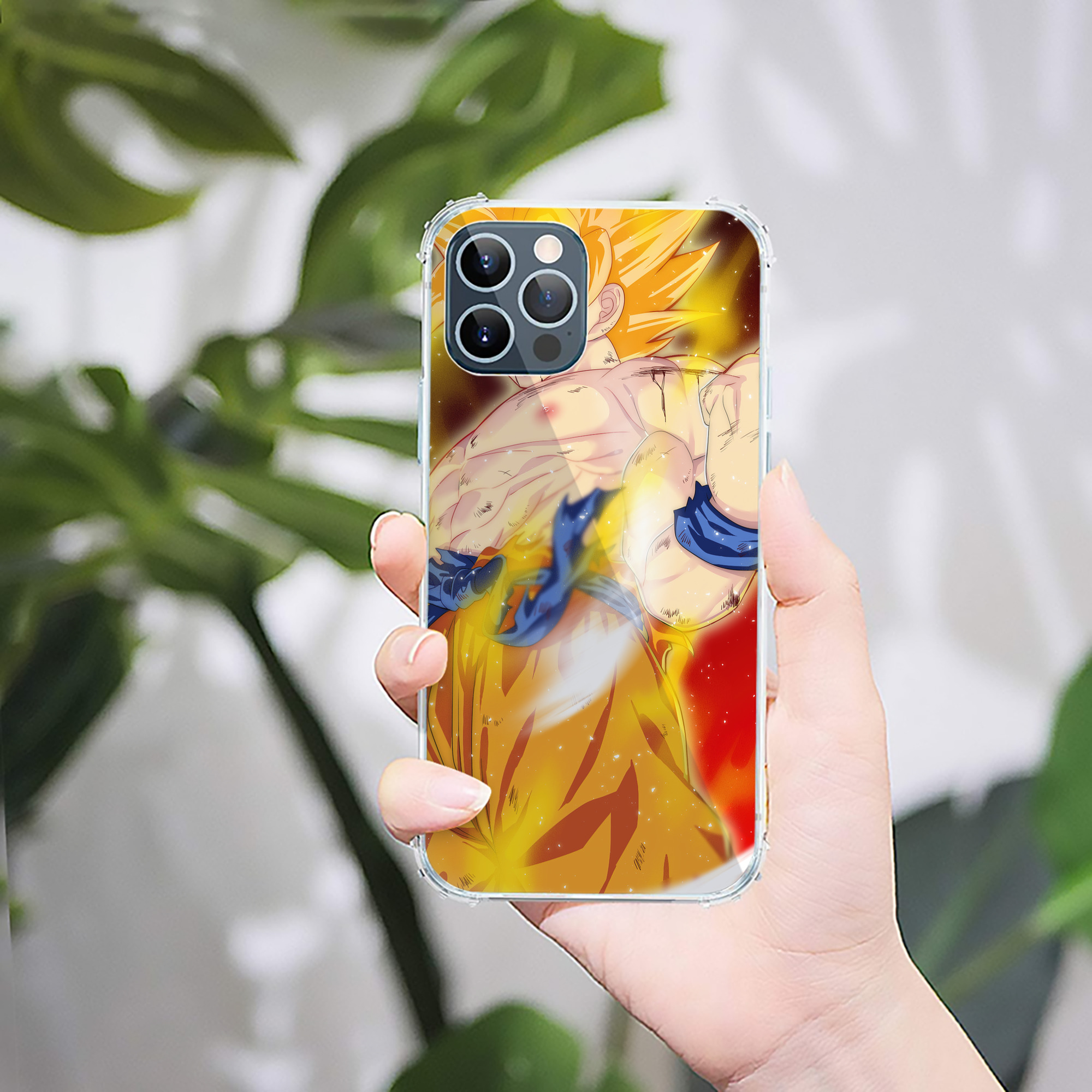 （画像用） ドラゴンボール DRAGON BALL 【iPhone 12シリーズ対応】透明スマホケース（クリアソフトケース）